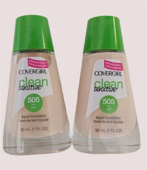 Covergirl Clean Sensitive Skin Liquid Foundation Ivory 1 Oz For Sale