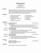 Pictures of Payroll Manager Resume