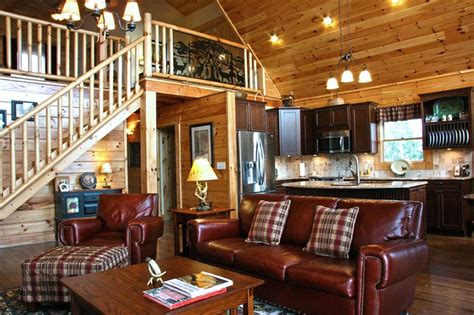 Perfect Size Log Cabin With Floor Plans Adorable Living Spaces