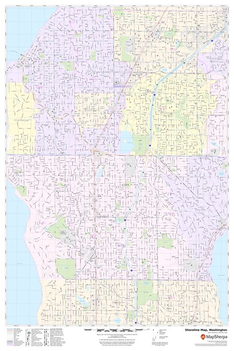 Shoreline Wa Map