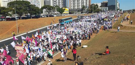 Comissão Pastoral Da Terra Marcha Das Margaridas Cem Mil Mulheres Param Brasília Em Luta Por