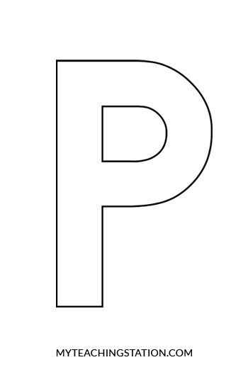 Letter P Craft Template The 2 Secrets About Letter P Craft Template
