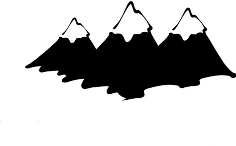 Mountain Silhouette Clip Art Clipart Best