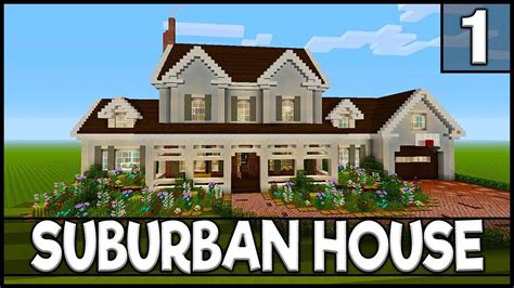 Minecraft How To Build A Large Suburban House 2 Part 1 Artofit
