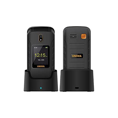 Buy 4g Senior Flip Phone With Charging Dock Uniwa V909t Dual Screen Flip Phone Unlocked Sos Big