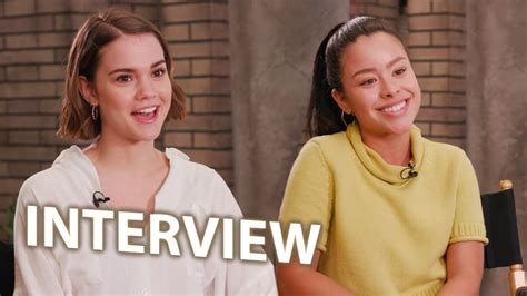 Maia Mitchell Cierra Ramirez Interview Good Trouble Freeform The Fosters Spinoff Series