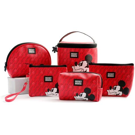 Girl Mickey Wallet Mickey Mouse Makeup Bag Storage Bag Portable