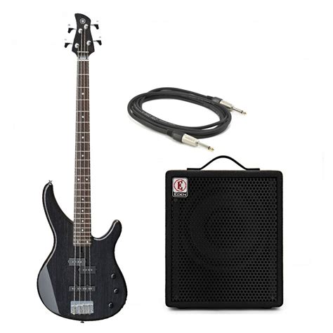 Yamaha Trbx174 Ew Translucent Black And Eden Ec10 Bass Combo Gear4music
