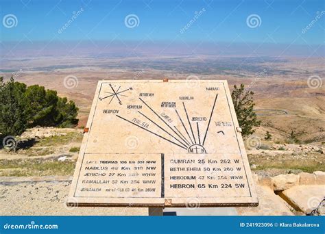 Mount Nebo Biblical Mountain View Of The Holy Land And The Dead Sea