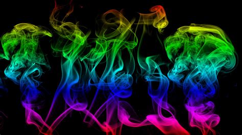 Rainbow Smoke Wallpaper By Camymac On Deviantart