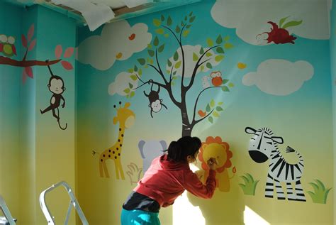 Ilustración Y Diseños Personalizados Baby Room Decor Mural Kids