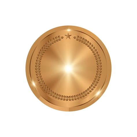 Premium Vector Vector 3d Realistic Golden Metal Blank Coin Icon
