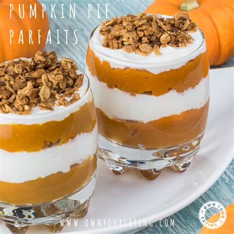 Pumpkin Pie Parfaits Recipe Own Your Eating With Jason And Roz