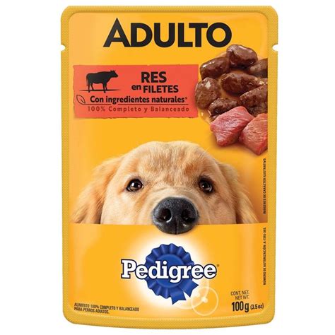 Alimento Para Perro Pedigree Adulto Res En Filetes 100 G Walmart