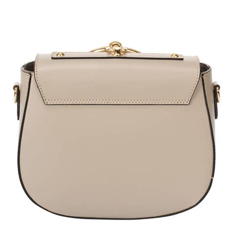 Taupe Leather Clutch Bag Brandalley