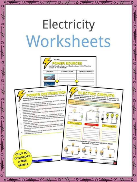 Static Electricity Worksheet 4th Grade