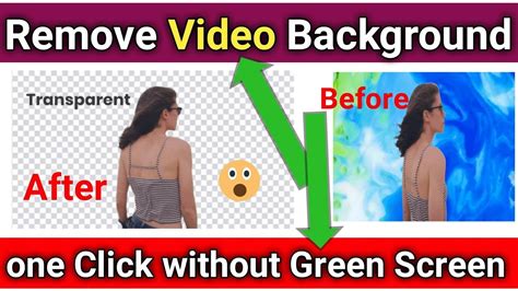 How To Remove Background Without Greenscreen बिना Green Screen के
