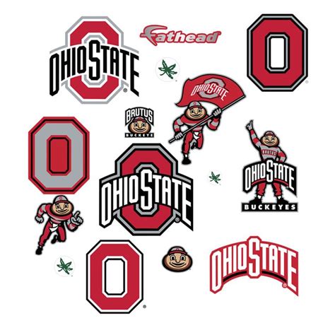 Ohio State Buckeyes Logo Assortment Large Officially Licensed