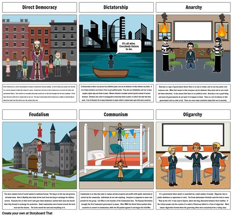 Forms Of Government Project Storyboard By 80733055