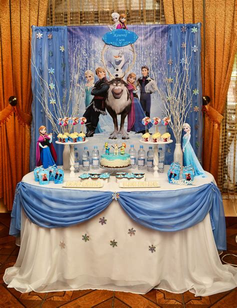 Frozen Birthday Party Ideas Photo 1 Of 11 Catch My Party