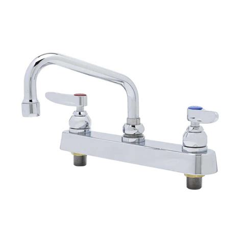 Apart from being a timeless beauty, solid. T&S BRASS Workboard 2-Handle Standard Kitchen Faucet with ...