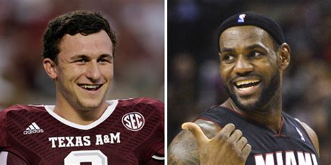 Lebron James Texted Johnny Manziel Regularly During His Ncaa Investigation Video Huffpost