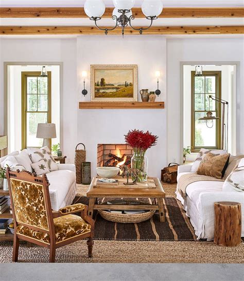 Small Modern Farmhouse Living Room Ideas With Fireplace