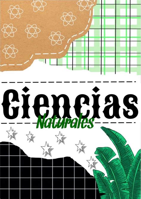 Caratula Portada Para Ciencias Naturales En 2021 Hacer Portadas De