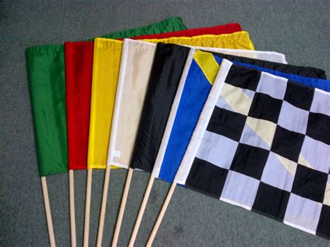 24 X 30 Racing Flag Set On 48 Dowels 7 Flag Set