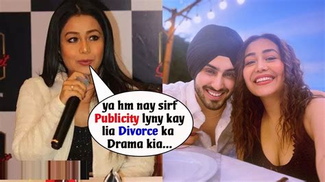 Finally Neha Kakkar And Rohanpreet Singh Give Big Statement About Their Fake Divorce Rumours