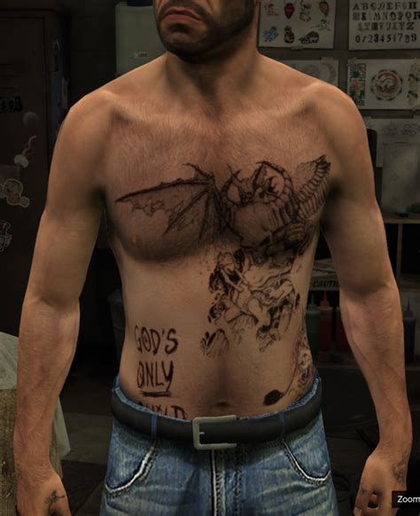 Trevor Redneck Tattoos Gta Mods Com