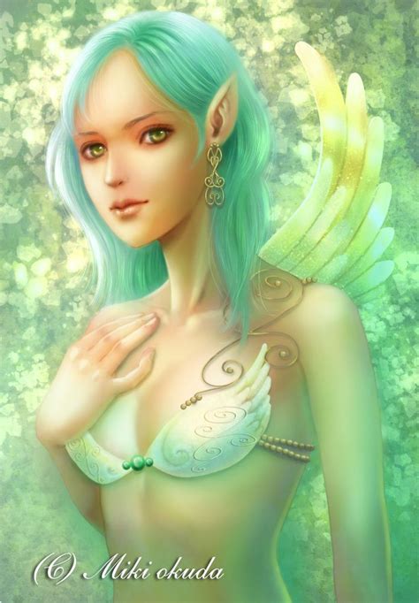 elf by mikioku unicorn and fairies beautiful fantasy art fairies elves