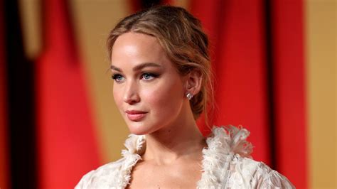 Jennifer Lawrence Goes Regency In Sheer Gown At Oscar After Party