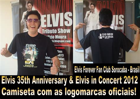 Elvis Presley Forever Fan Clube Sorocaba Brasil Camiseta Elvis