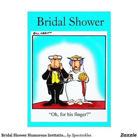 Bridal Shower Humorous Invitations Funny Bridal Shower Bridal Shower