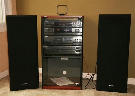 Sony Stereo System With Cabinet Ebth
