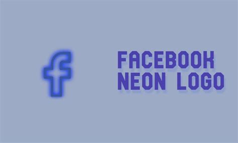 Facebook Neon Logo Where To Get A Cool Facebook Logo For The Neon Logo