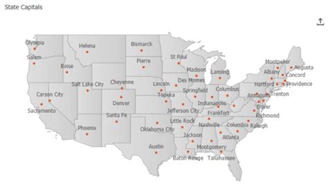 Javascript Mapping Chart Features Jscharting