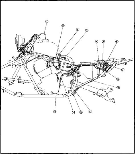 Yamaha atv 2004 oem parts diagram for warrior 350 wiring electrical diagrams bruin auto 2wd yfm35as 4x4 b89d. Cable Routing - Yamaha Warrior YFM 350 - Kappa Motorbikes