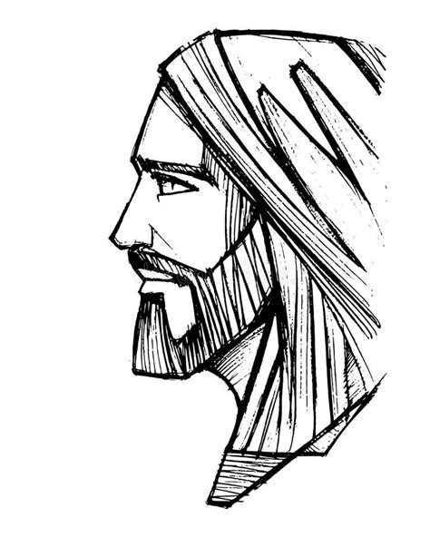 Jesus Pencil Drawing Stock Illustrations 491 Jesus Pencil Drawing