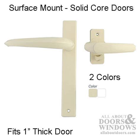Surface Mount Handle With Night Lock Storm Door Hardware Kit