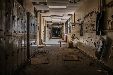 Eerie Photographs Of Closed Down School