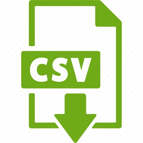 Csv Document Download Extension File Format Icon