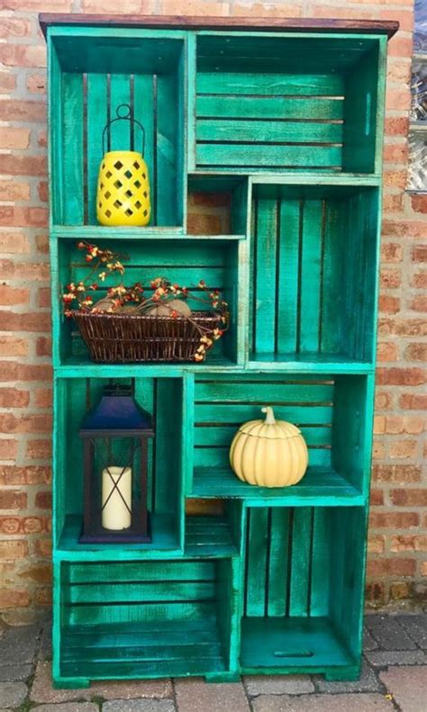 Painted Wood Crates Are Perfect For The Home 14 Crate Shelves Diy