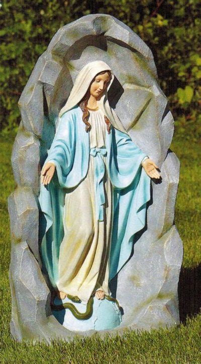 Our Lady Of Lourdes Garden Statue Religious Sculpture