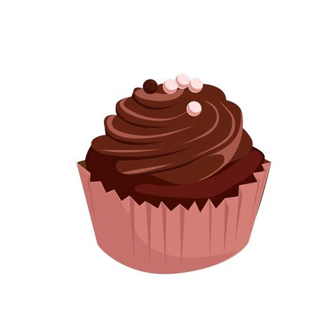 one delicious vector chocolate muffin 2896422 vector art at vecteezy