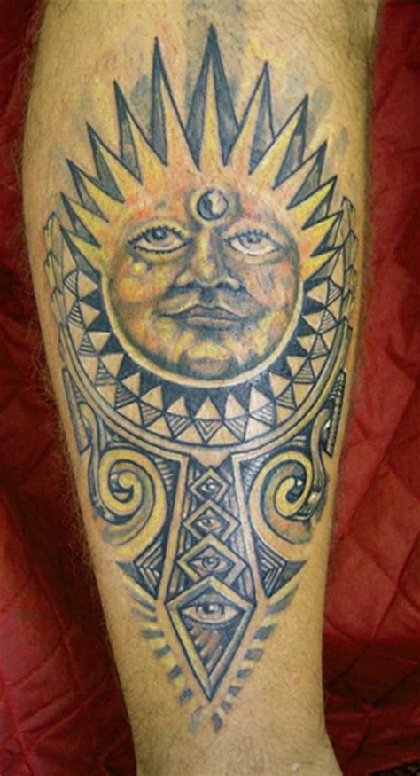 Sun On 3d Maori Tribals Tattoo Picture At Picture