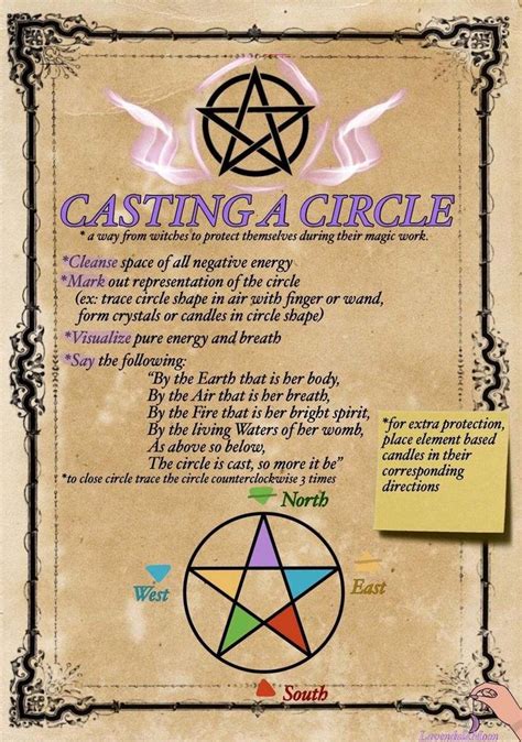 Lavendulamoon Wiccanspells A Simple Circle Casting Spell A Great
