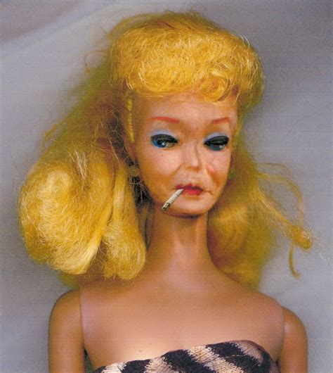 Barbies Mug Shot ~ The Years Of Hard Living Have Not Been Kind To Her Barbie Et Ken Im A