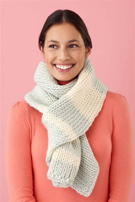 Loom knitting scarves for men and women. Loom Double Knit Rib Scarf | Simple scarf crochet pattern ...